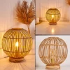 Lampe De Table Geubus Brun Clair, 1 Lumiere