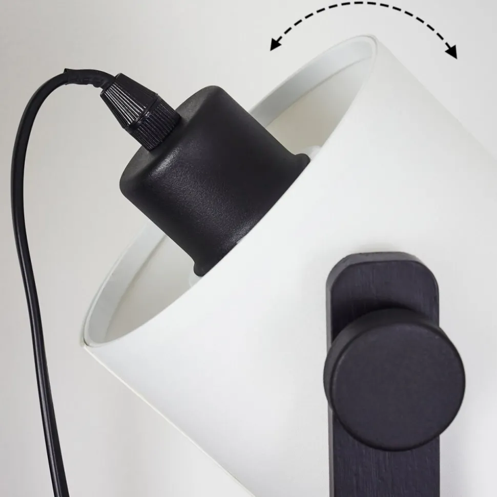 Lampe De Table Gibralter Noir, 1 Lumiere