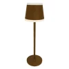 Lampe De Table Globo Ridley Led Rouille, 1 Lumiere