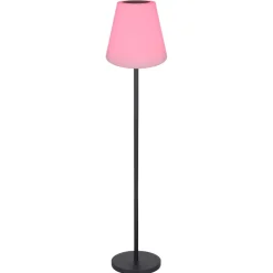 Lampe De Table Globo Solar Led Noir, 2 Lumieres, Telecommandes, Changeur De Couleurs