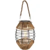 Lampe De Table Globo Solar Led Noir, 1 Lumiere