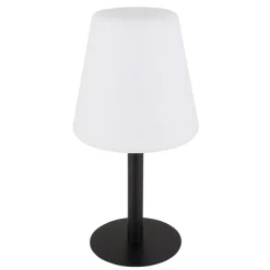 Lampe De Table Globo Solar Led Noir, 8 Lumieres, Changeur De Couleurs