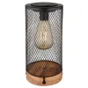 Lampe De Table Globo Solar Led Ecru, Noir, 1 Lumiere