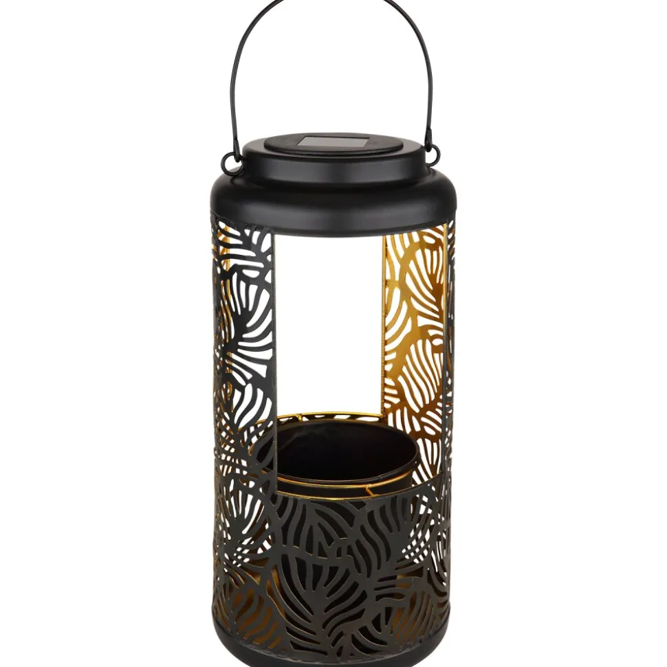 Lampe De Table Globo Solar Led Noir, 1 Lumiere