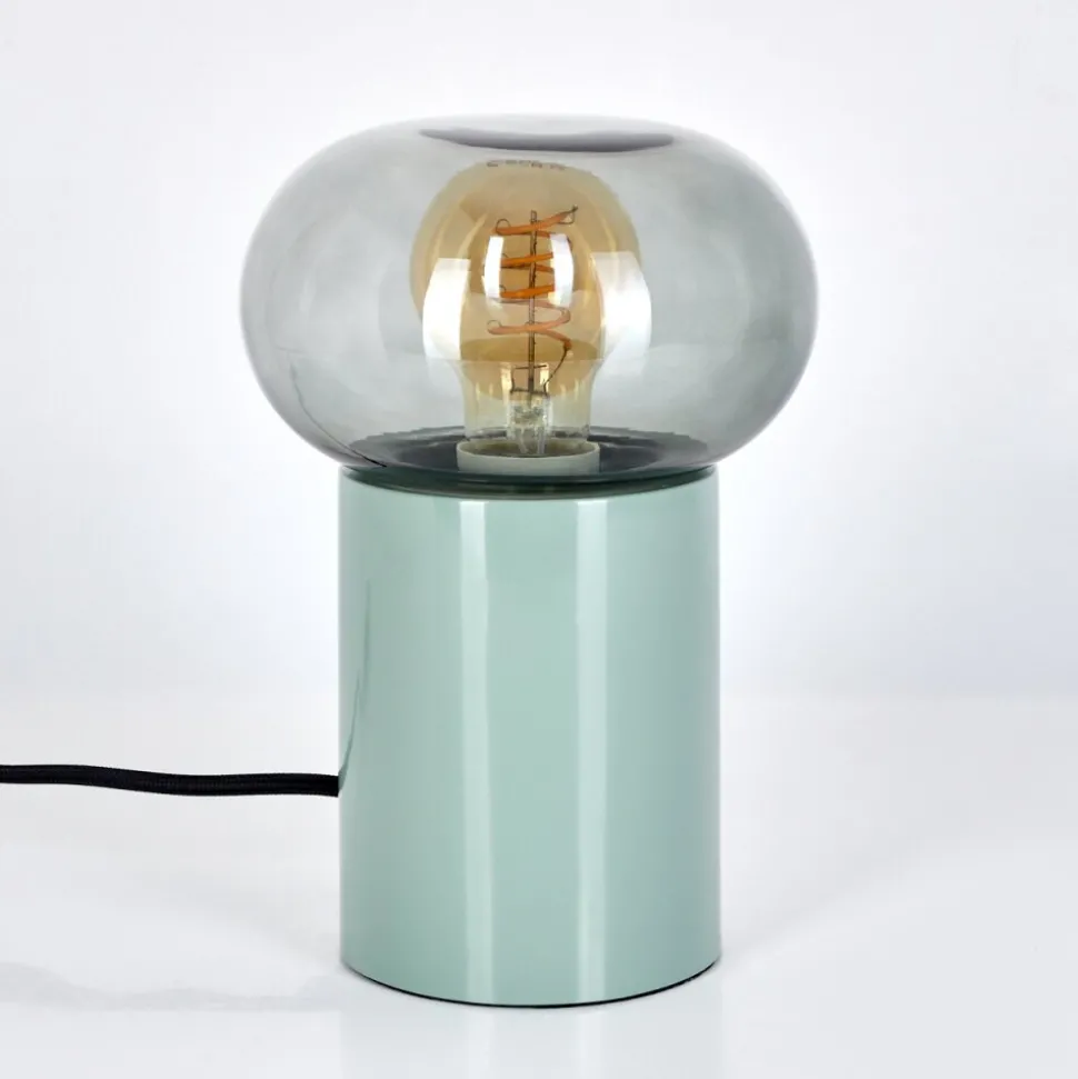 Lampe De Table Godrie Bleu, 1 Lumiere