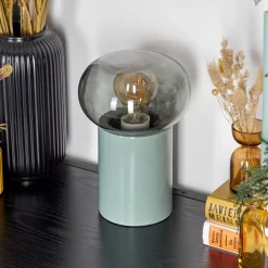 Lampe De Table Godrie Bleu, 1 Lumiere