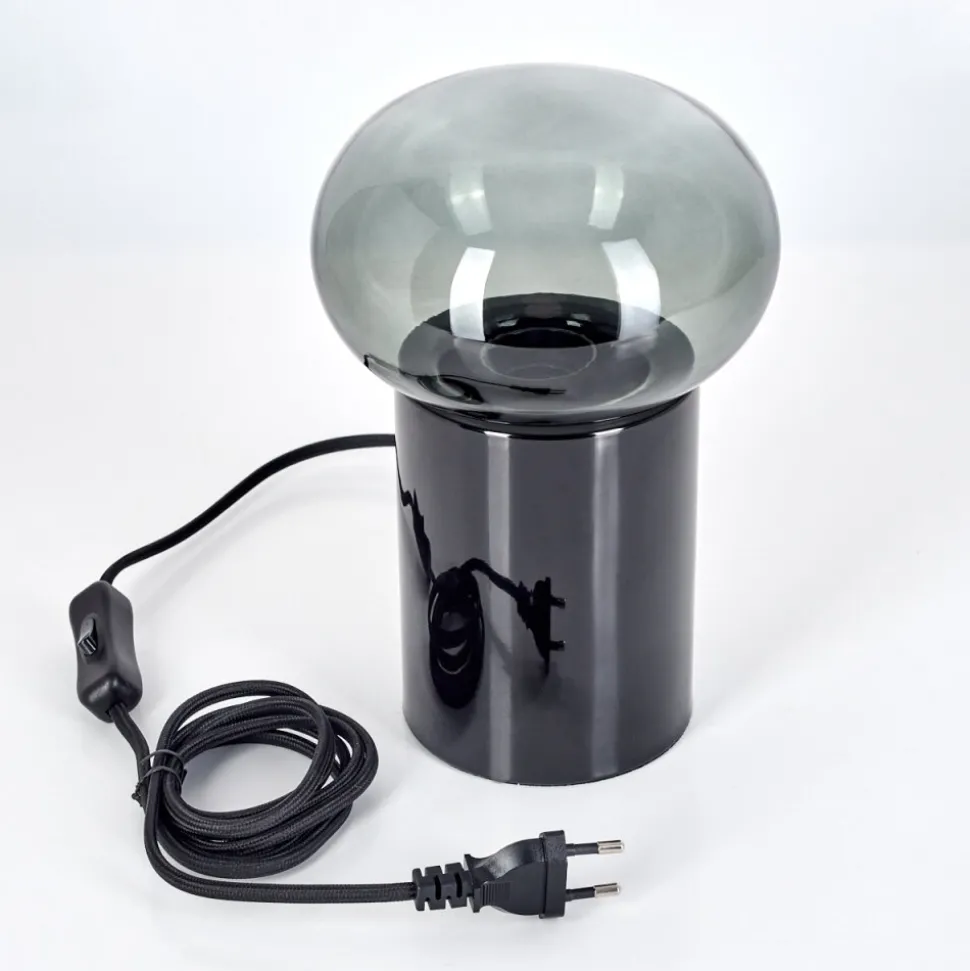 Lampe De Table Godrie Noir, 1 Lumiere