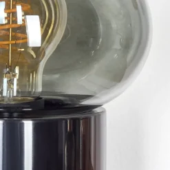 Lampe De Table Godrie Noir, 1 Lumiere