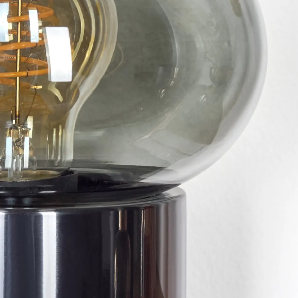 Lampe De Table Godrie Noir, 1 Lumiere