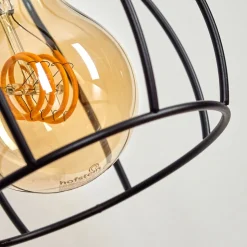 Lampe De Table Gondo Ecru, Noir, 1 Lumiere