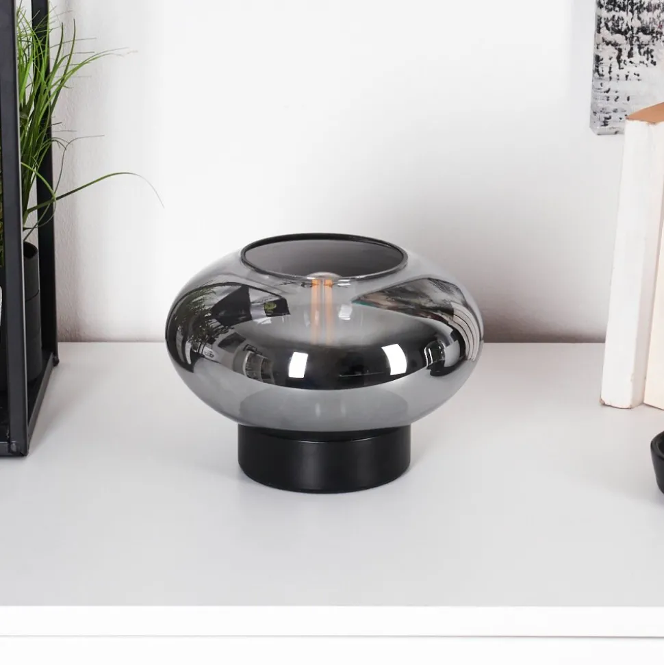 Lampe De Table Haikala Noir, 1 Lumiere