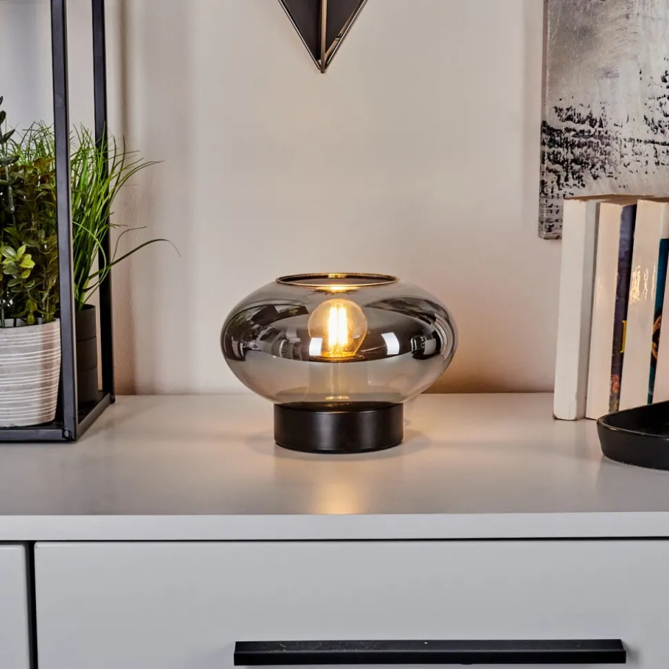 Lampe De Table Haikala Noir, 1 Lumiere