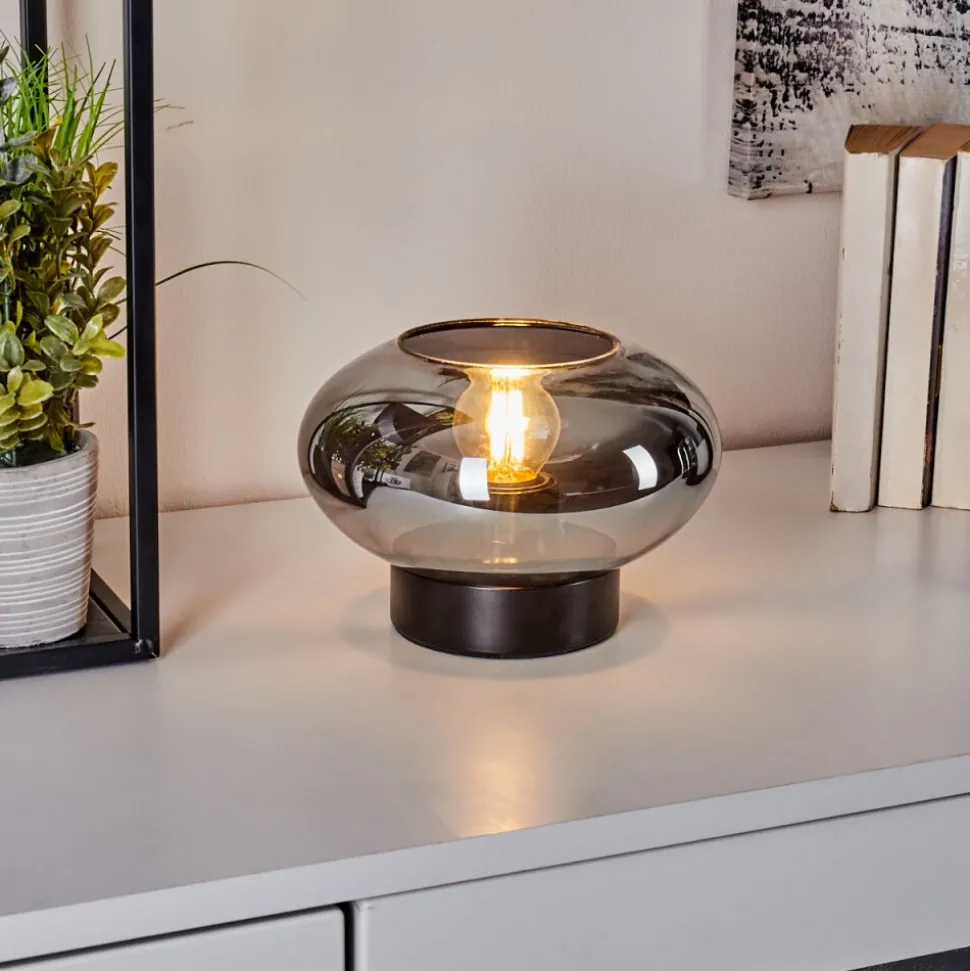 Lampe De Table Haikala Noir, 1 Lumiere