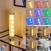Lampe De Table Hatara Led Chrome, 1 Lumiere, Telecommandes, Changeur De Couleurs