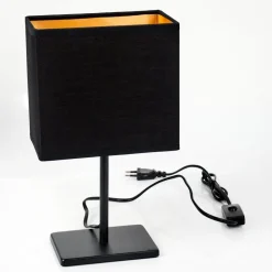 Lampe De Table Heinikka Noir, 1 Lumiere
