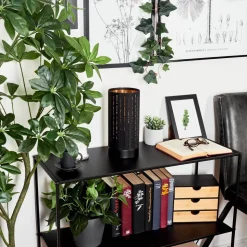 Lampe De Table Hobart Noir, 1 Lumiere