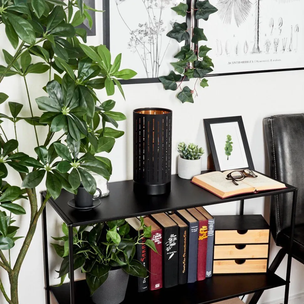 Lampe De Table Hobart Noir, 1 Lumiere