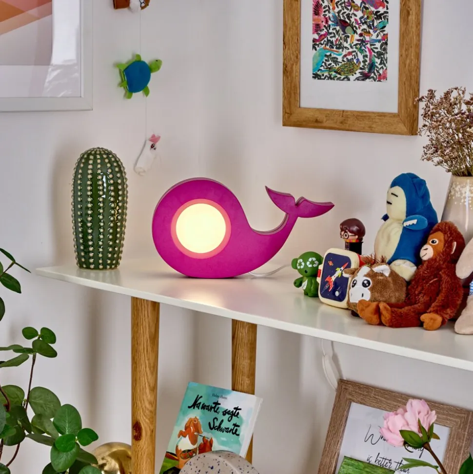 Lampe De Table Ilanz Led Lila, 1 Lumiere