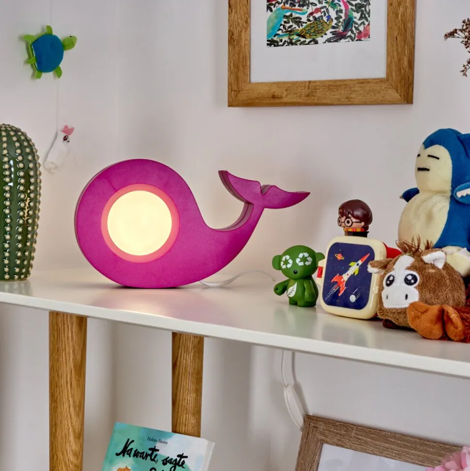 Lampe De Table Ilanz Led Lila, 1 Lumiere