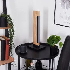 Lampe De Table Inzino Led Ecru, Noir, 1 Lumiere