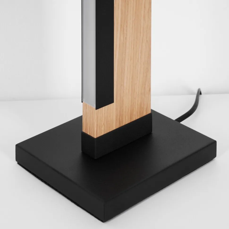 Lampe De Table Inzino Led Ecru, Noir, 1 Lumiere