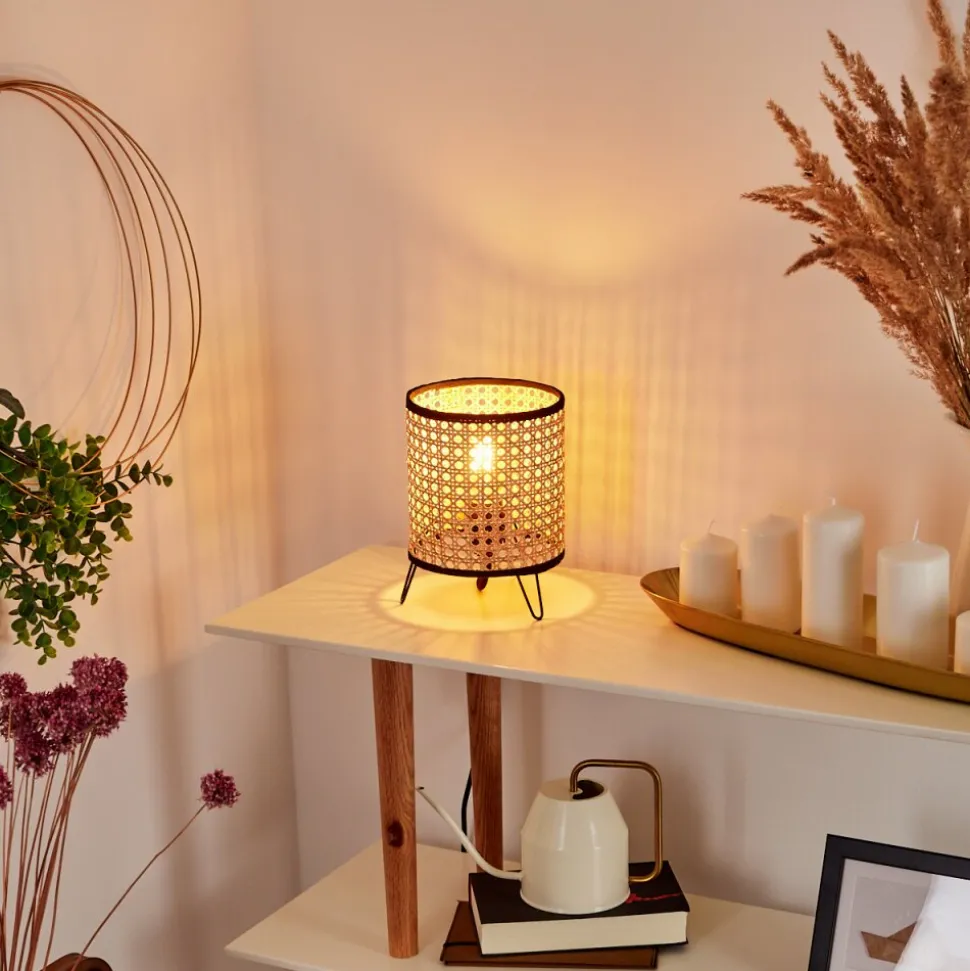 Lampe De Table Jonas Noir, 1 Lumiere