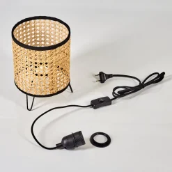 Lampe De Table Jonas Noir, 1 Lumiere