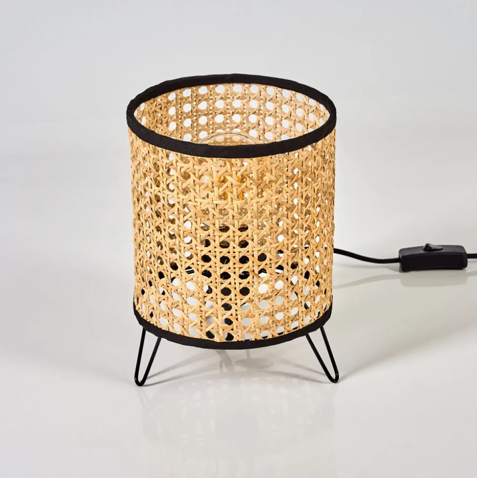 Lampe De Table Jonas Noir, 1 Lumiere
