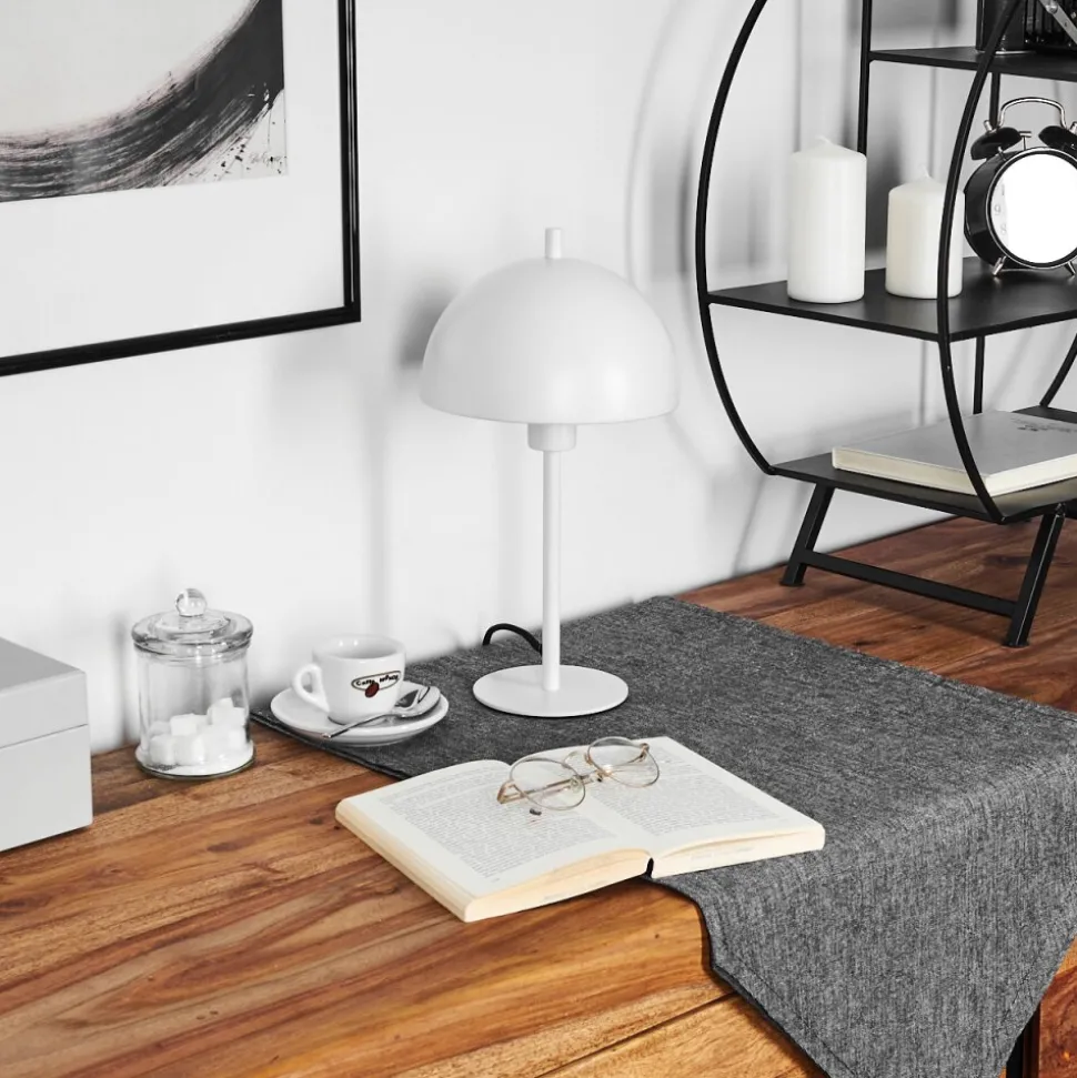 Lampe De Table Kaitulai Blanc, 1 Lumiere