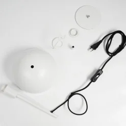 Lampe De Table Kaitulai Blanc, 1 Lumiere