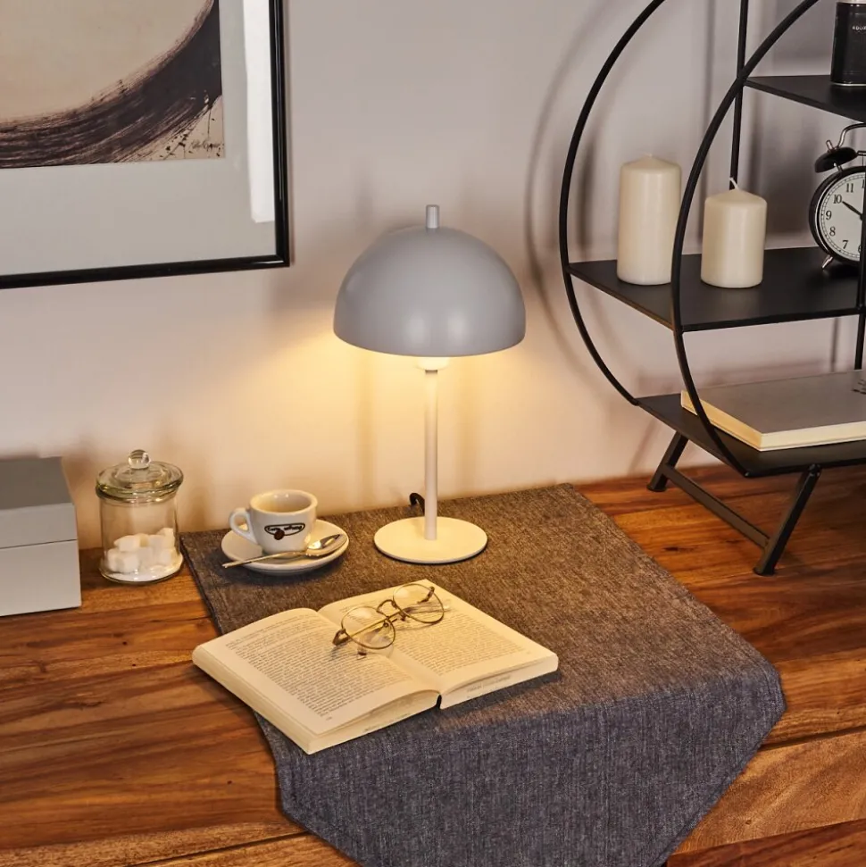 Lampe De Table Kaitulai Blanc, 1 Lumiere