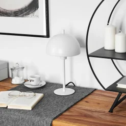 Lampe De Table Kaitulai Blanc, 1 Lumiere