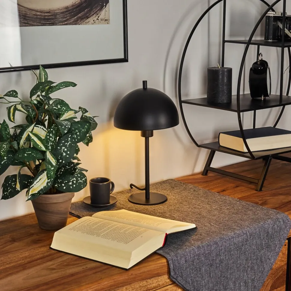 Lampe De Table Kaitulai Noir, 1 Lumiere