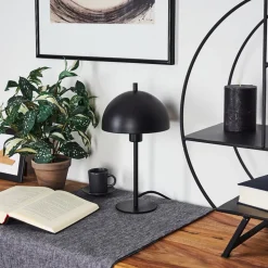 Lampe De Table Kaitulai Noir, 1 Lumiere