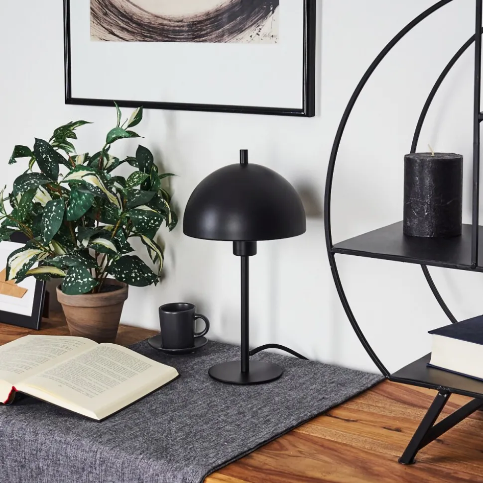Lampe De Table Kaitulai Noir, 1 Lumiere