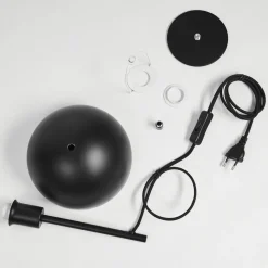 Lampe De Table Kaitulai Noir, 1 Lumiere