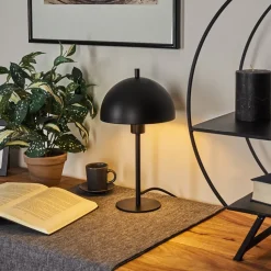 Lampe De Table Kaitulai Noir, 1 Lumiere