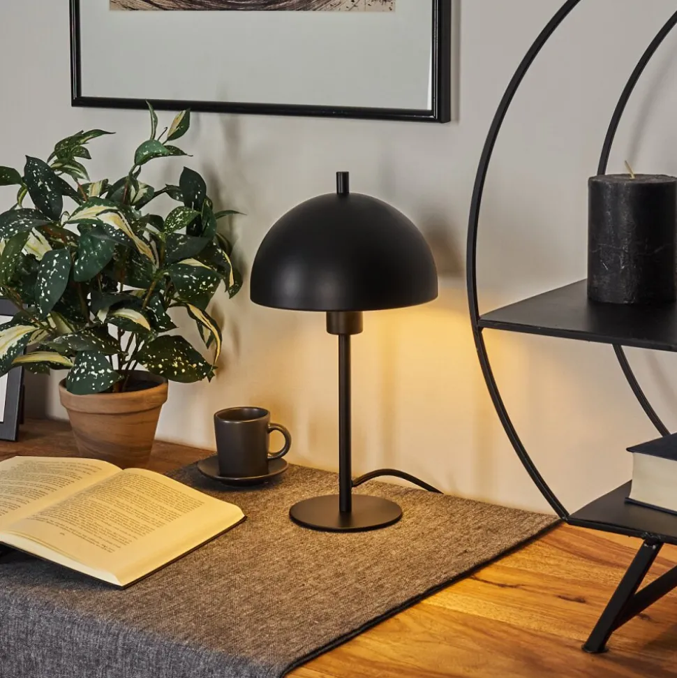 Lampe De Table Kaitulai Noir, 1 Lumiere
