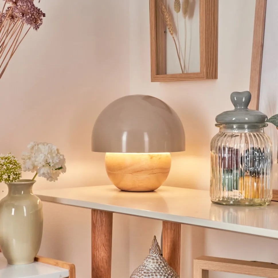 Lampe De Table Kanchriech Ecru, 1 Lumiere