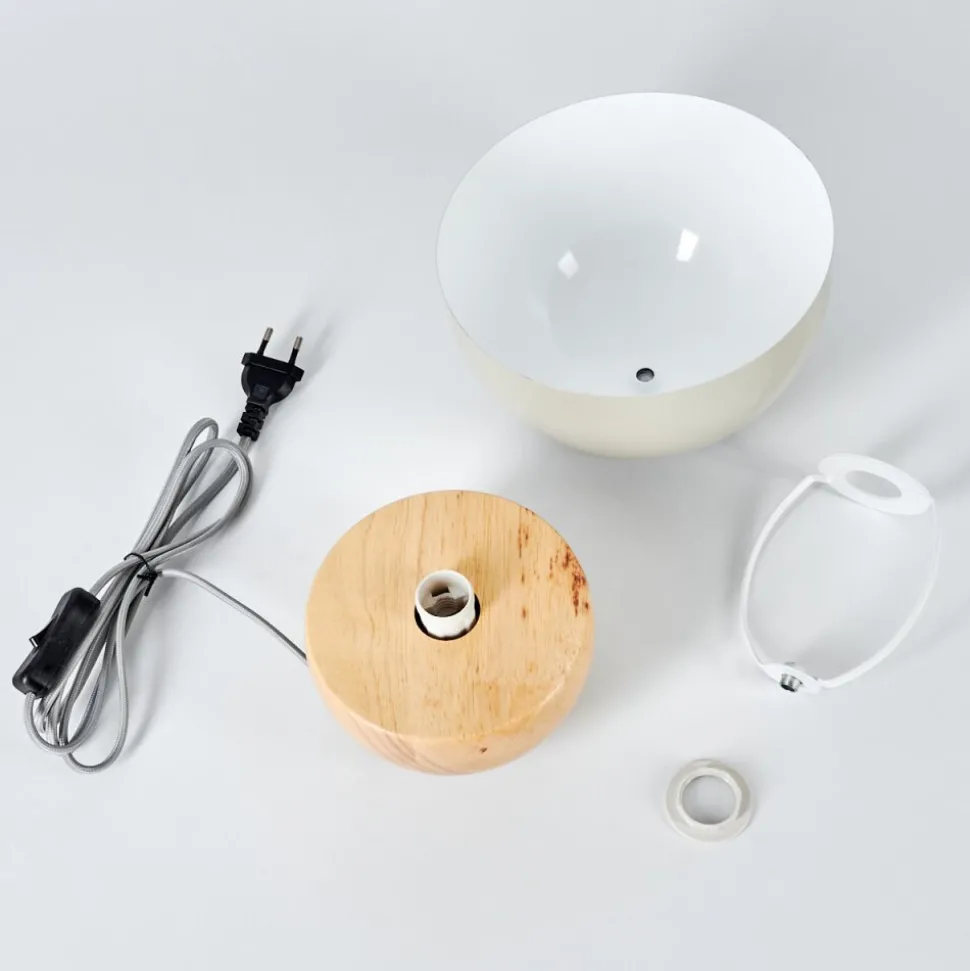 Lampe De Table Kanchriech Ecru, 1 Lumiere
