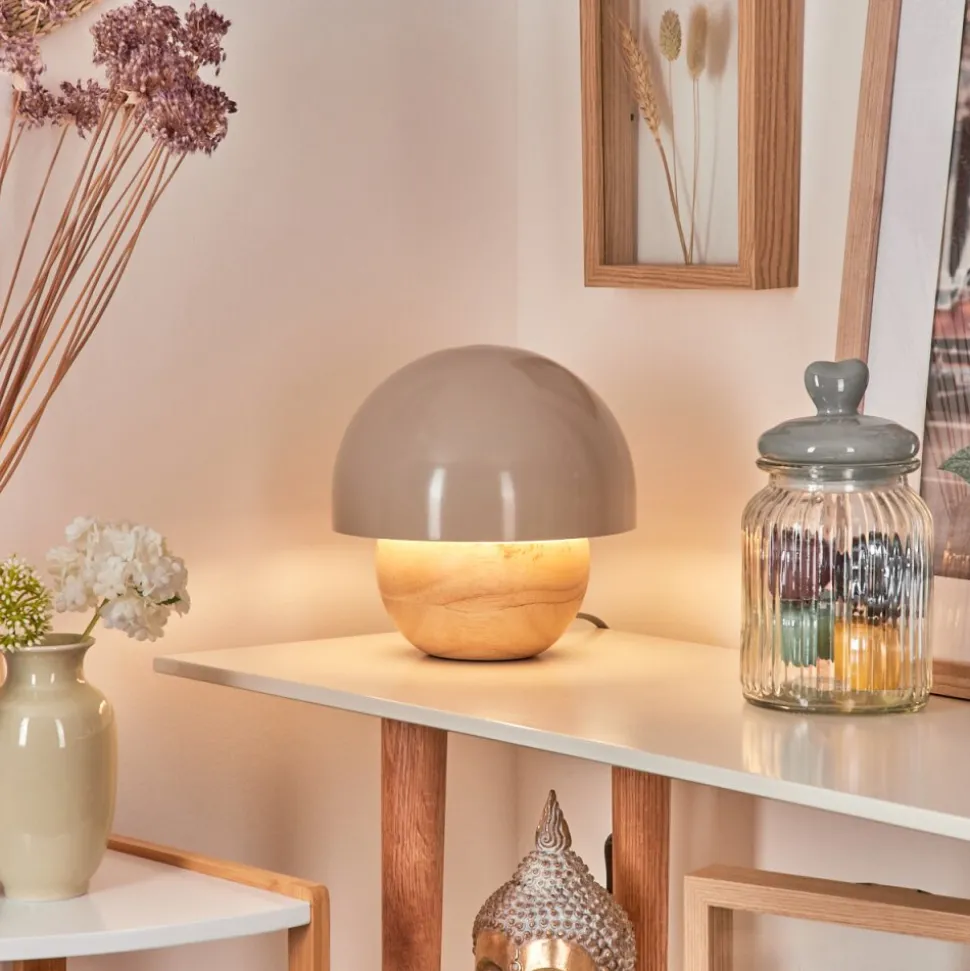 Lampe De Table Kanchriech Ecru, 1 Lumiere