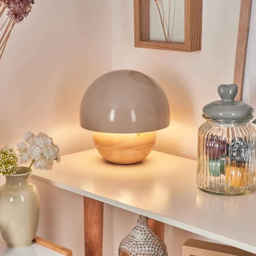 Lampe De Table Kanchriech Ecru, 1 Lumiere