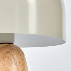 Lampe De Table Kanchriech Ecru, 1 Lumiere