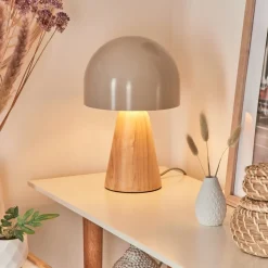 Lampe De Table Kanchriech Ecru, 1 Lumiere