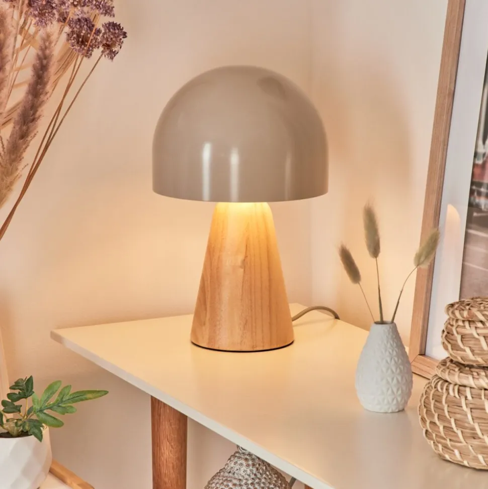 Lampe De Table Kanchriech Ecru, 1 Lumiere