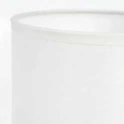 Lampe De Table Kigombo Creme, Blanc, 1 Lumiere