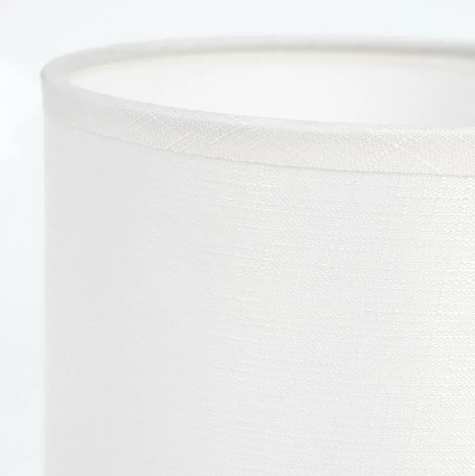 Lampe De Table Kigombo Creme, Blanc, 1 Lumiere