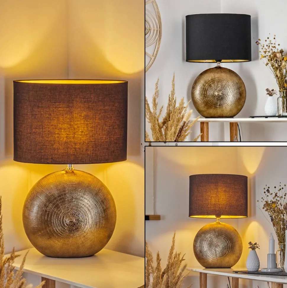 Lampe De Table Lahnus Or, 1 Lumiere