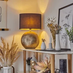 Lampe De Table Lahnus Or, 1 Lumiere