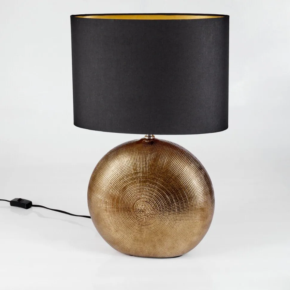 Lampe De Table Lahnus Or, 1 Lumiere